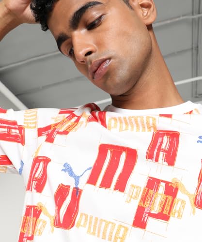 Image of Puma Men's Polyester Regular Fit T-Shirt