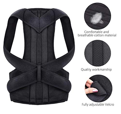 Correcteur de posture de la colonne vertébrale adulte rouge XX-Large lumbar