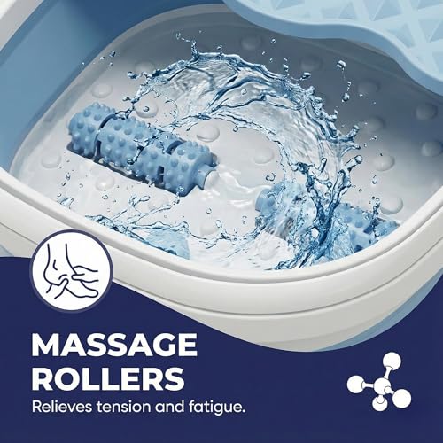 Spa de pies plegable Vital Vibes con tapa térmica miniatura 3