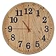 Uhrenziffer Kit,6 Pcs Schwarz Silber Gold DIY Digitaluhr Zahlen für HeimkunstDekoration Digitaluhr Ersatz und Reparaturteile (Arabische Ziffern)