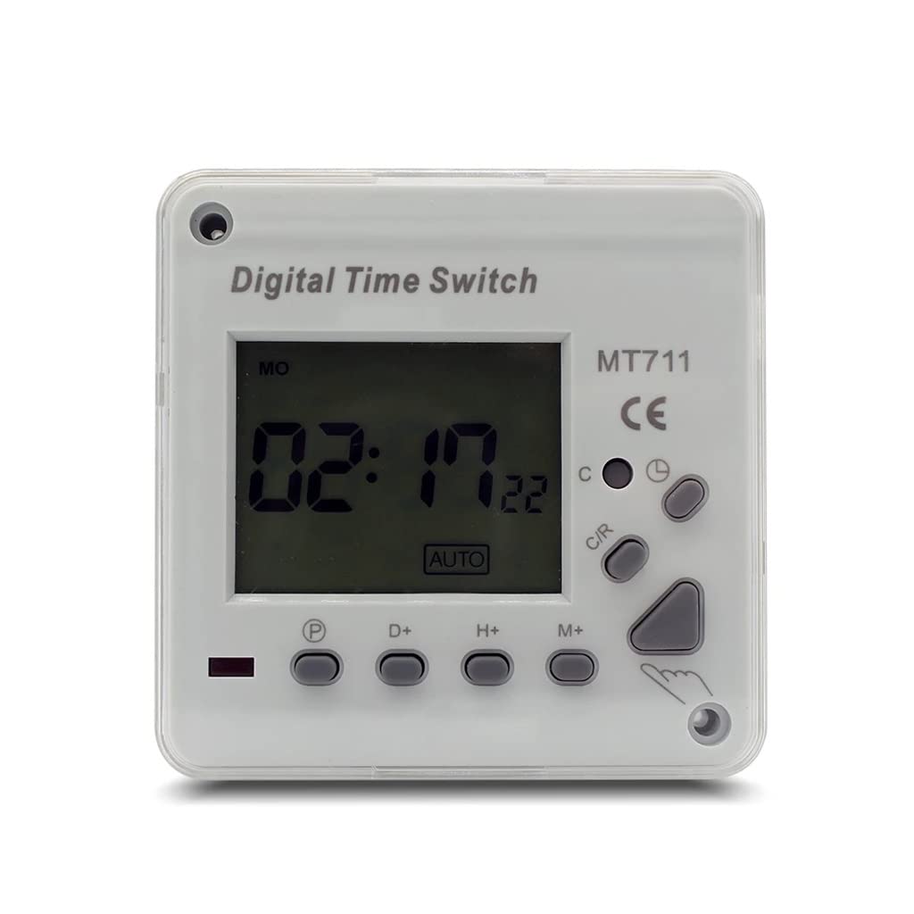 Interrupteur de minuterie numérique automatique électronique Mt711 temps programmable
