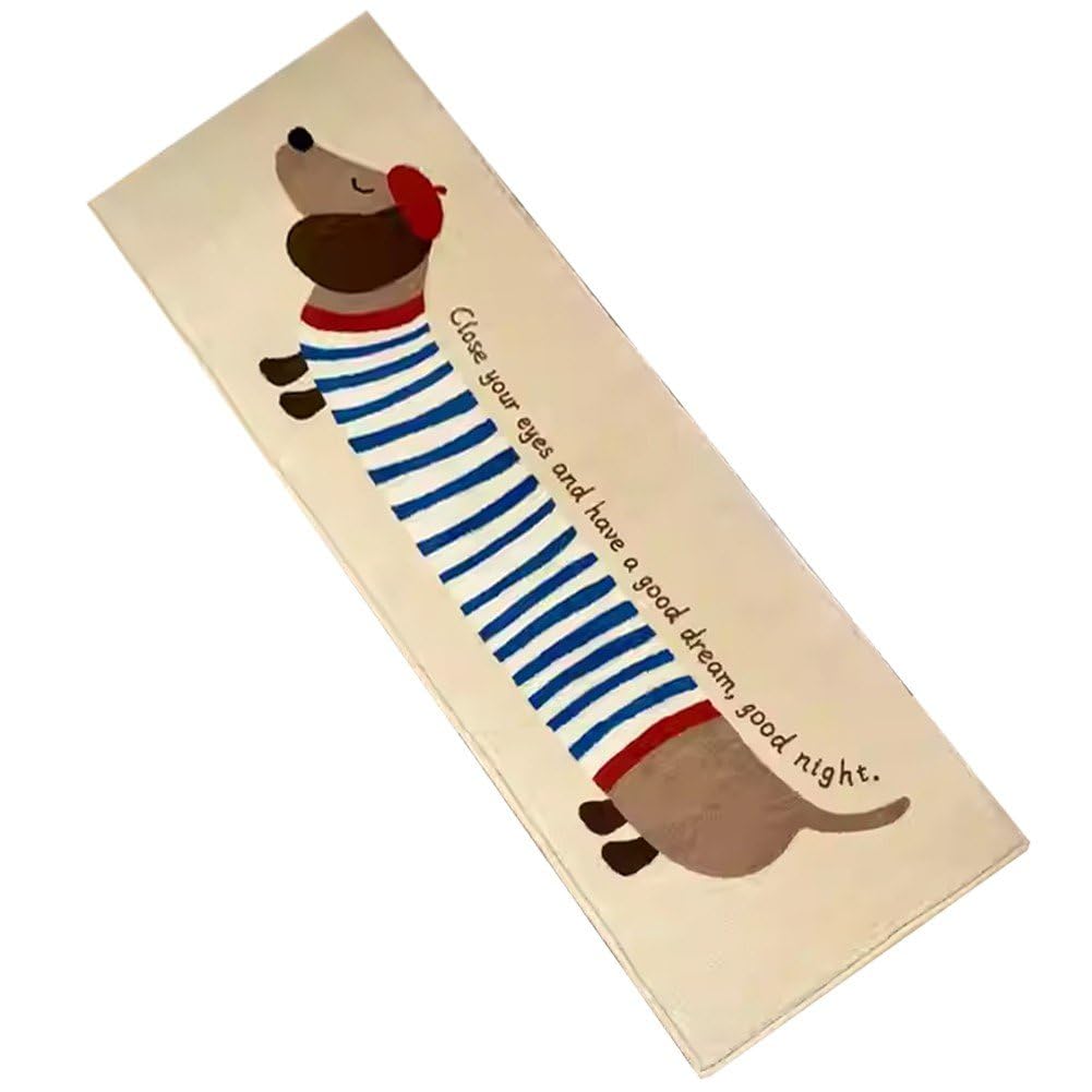 Alfombra decorativa de perro salchicha para llenar de ternura la habitación infantil