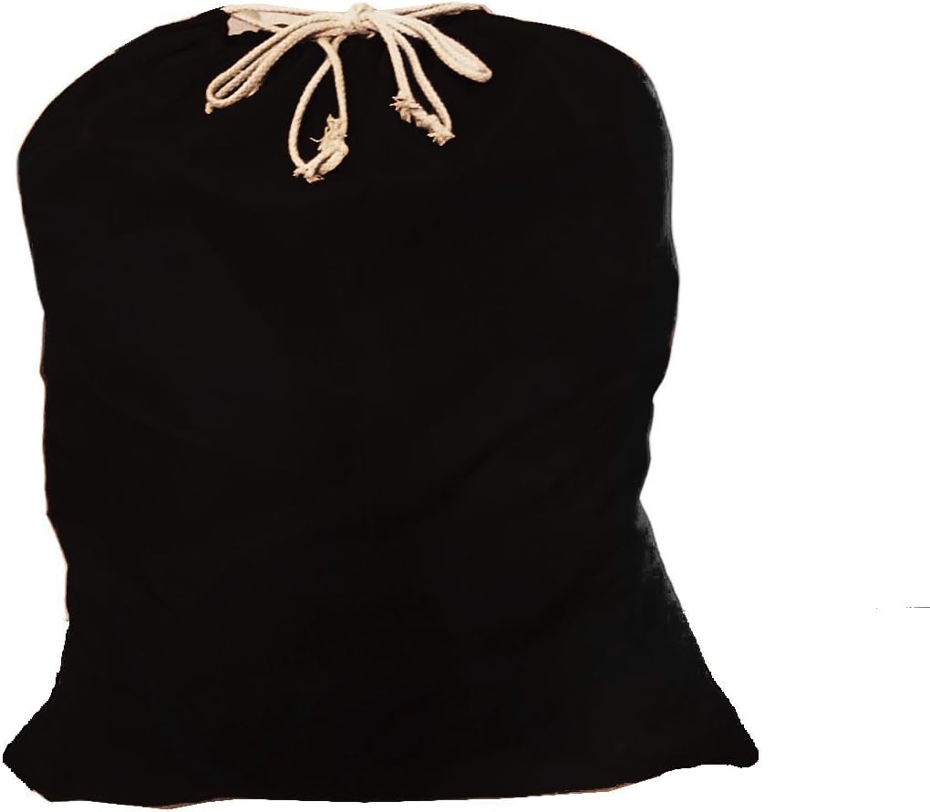 FashionBoutique Heavy Duty easy-carrying Laundry Travel Bag (BLACK)