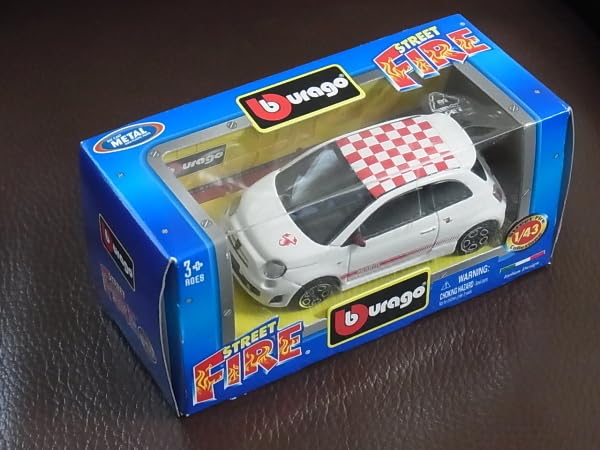 Burago 1/43 STREET FIRE ABARTH 500 Avalt 500