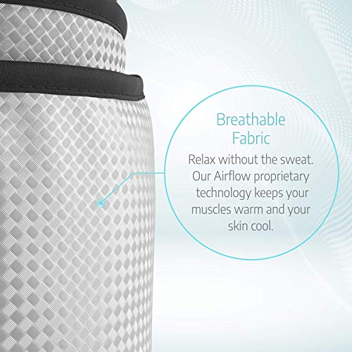 Sedona Leg Massager Circulation Device - Rechargeable Foot Sequential Machine, Calf Neuropathy Massage for Home Use for Calves, Legs, Ankles and Feet for Vein Support – Grey - Thumbnail 5