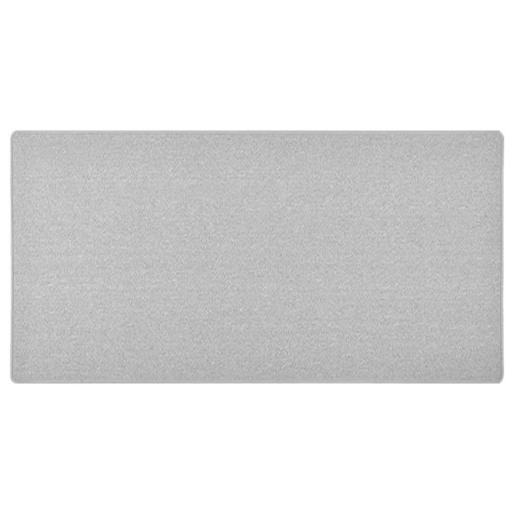 vidaXL Carpet Runner Modern Home Living Room Bedroom Entryway Hallway Accessories Floor Carpet Mat Area Rug Soft Durable Non-Slip Light Grey — image 1