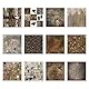 ITD Collection - Decoupage Papier Paket - Decopatch Papier 310 x 320 mm - Scrapbooking - Dekorpapier für DIY Alben Bullet Journals (SLS-003 Steampunk)