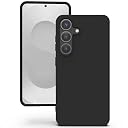 YATWIN Silicone Back Case for Samsung Galaxy S25 Plus, Soft-Touch Phone Back Cover for Samsung Galaxy S25 Plus - Black gallery image