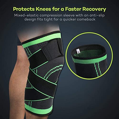 Image of Vitoki Knee Braces for Knee Pain,1 Pack Knee Compression Sleeve for Sports