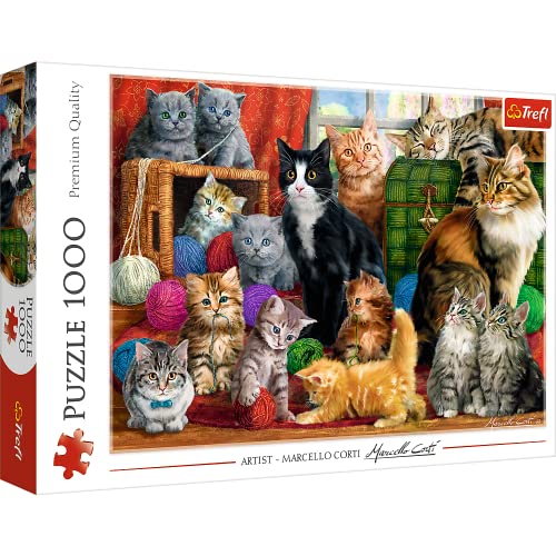 Puzzles - 1000" - Katzentreffen