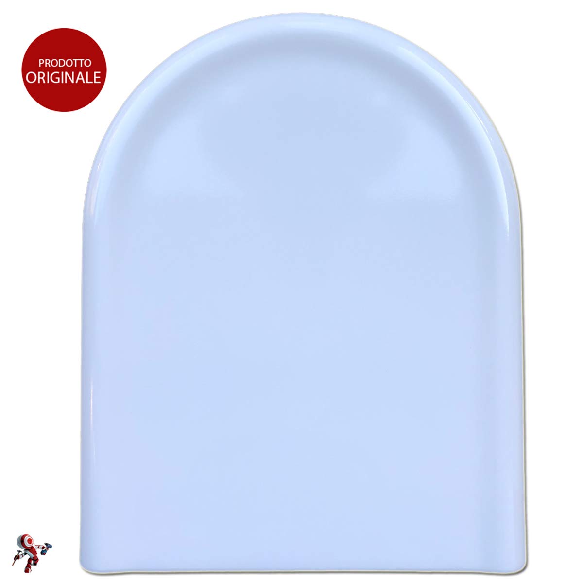 Copriwater Dolomite Clodia ORIGINALE in termoindurente cerniere inox codice J104900 colore bianco