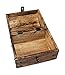 Nautical Cove Wooden Pirates Treasure Chest Box Pirate Treasure Map and Gold Coins/Gems