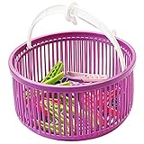  Acan Cesta Extensible 19 cm con 20 Pinzas de Ropa Color Surtido