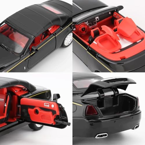 Image of Rolls Royce Dawn 1:32 Model Car Alloy Metal Pull Back Die-cast Metal Toy car with Openable Doors & Hood-Light Music Gifts Toys Kids【Colors as Per Stock】