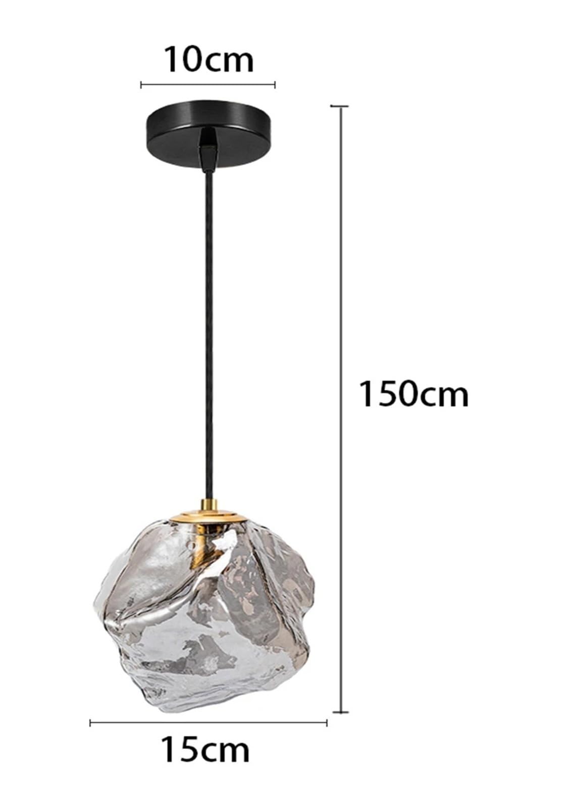 Lampade a Sospensione LED Moderne per l'arredamento di casa, Ideali per Scale, Soggiorno e Illuminazione Interna (Grigio Fumo, con Telecomando).