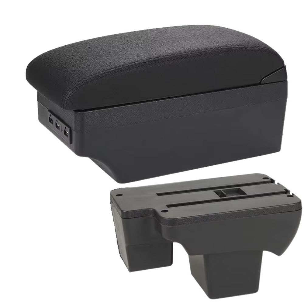 Fsozdbbpl A2 Black Line 7Usb For Polo 2020-2024 Car Armrest Box Storage Box Retrofit Parts Interior Parts
