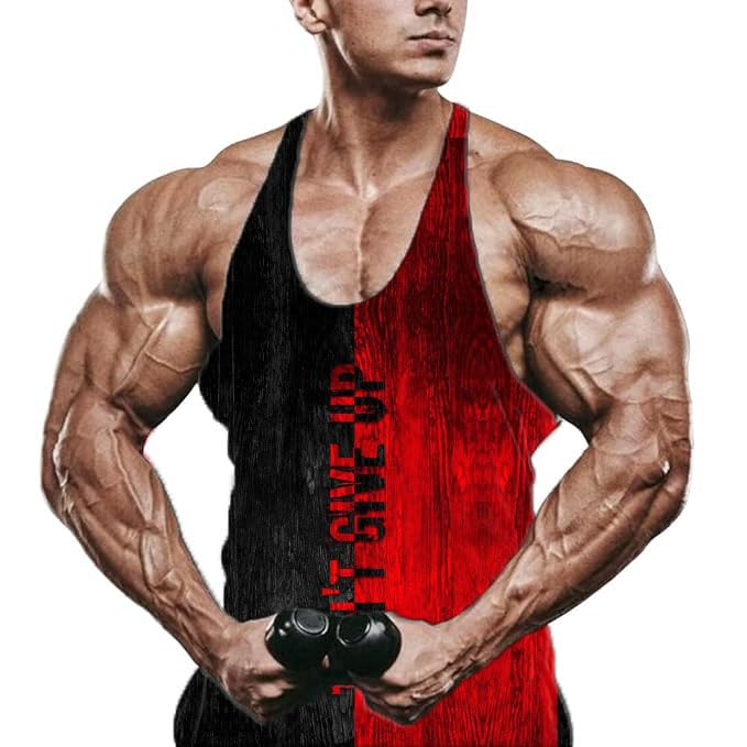THE BLAZZE Men’s Cotton Sleeveless Stylish Digital Printed Tank Tops Gym Vest for Mens L723 THE BLAZZE Men’s Cotton Sleeveless Stylish Digital Printed Tank Tops Gym Vest for Mens L723
