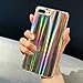 Keklle Phone 7 Plus/8 Plus Case Psychedelic Rave Holographic Iridescent Sparkle Bling Glitter Shiny Cover With Laser Beam [Extra Thin Soft TPU Protective Case] (Colorful, iPhone 7 Plus / 8 Plus)