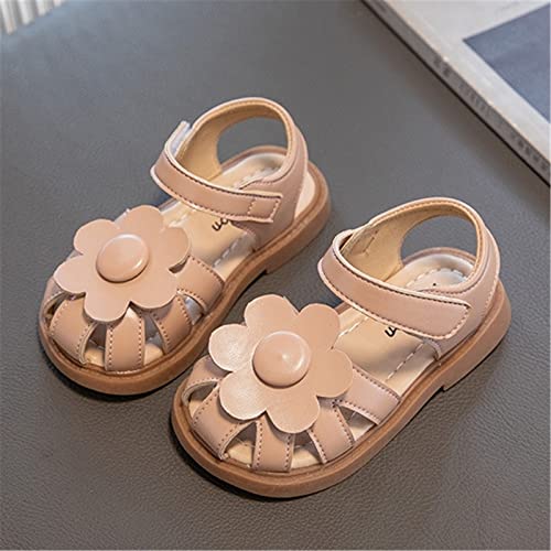 Children's Girls Sandals Summer Flowers Wrapped Head Soft Bottom Princess Shoes With Skirt Set Sandals For Girls Size 134