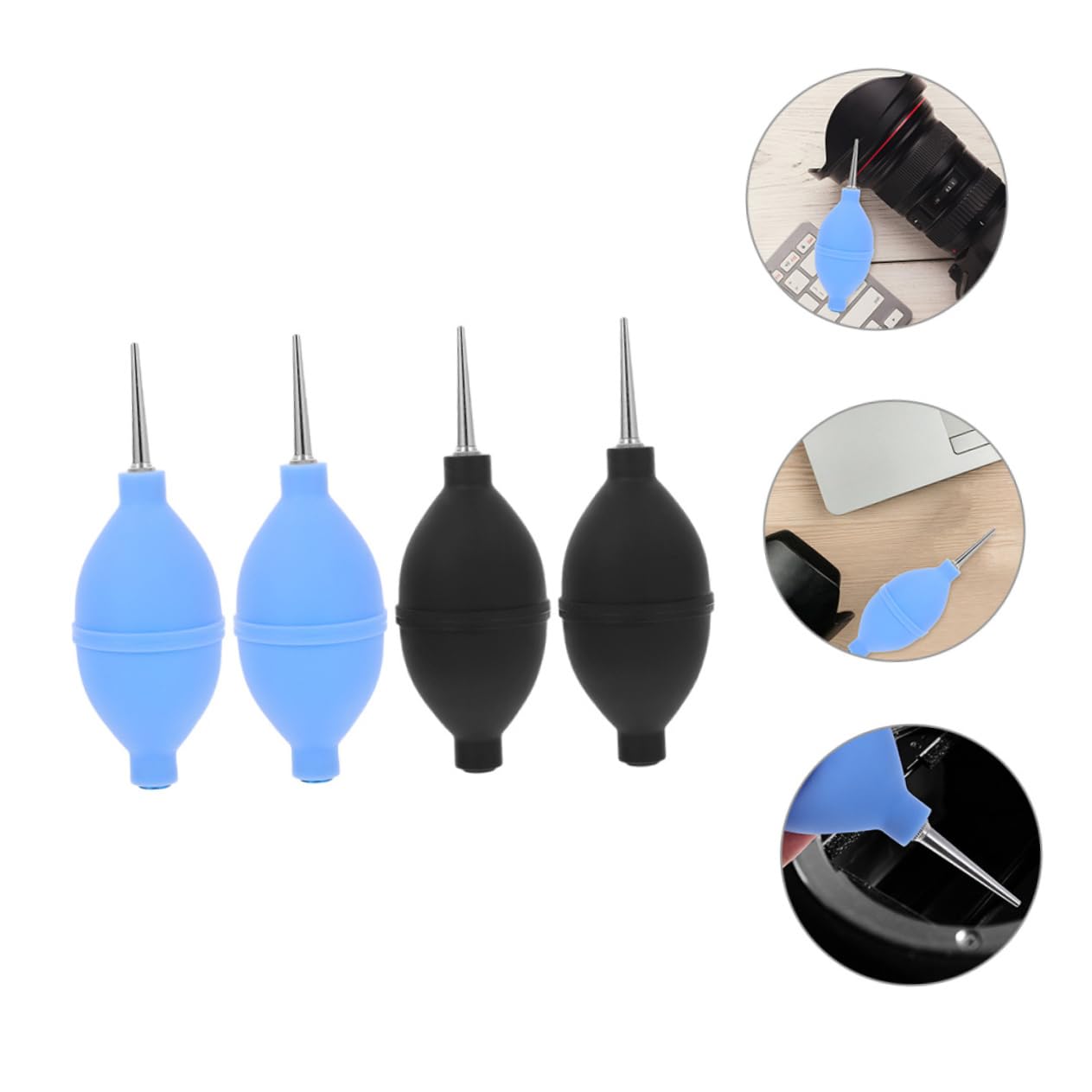 4stücke Teiliges Hochwertige Kamera-luftbläser Langlebige Squeeze-pumpe Effektiven Von Objektiven Und Kamerateilen Für Fotografie Und