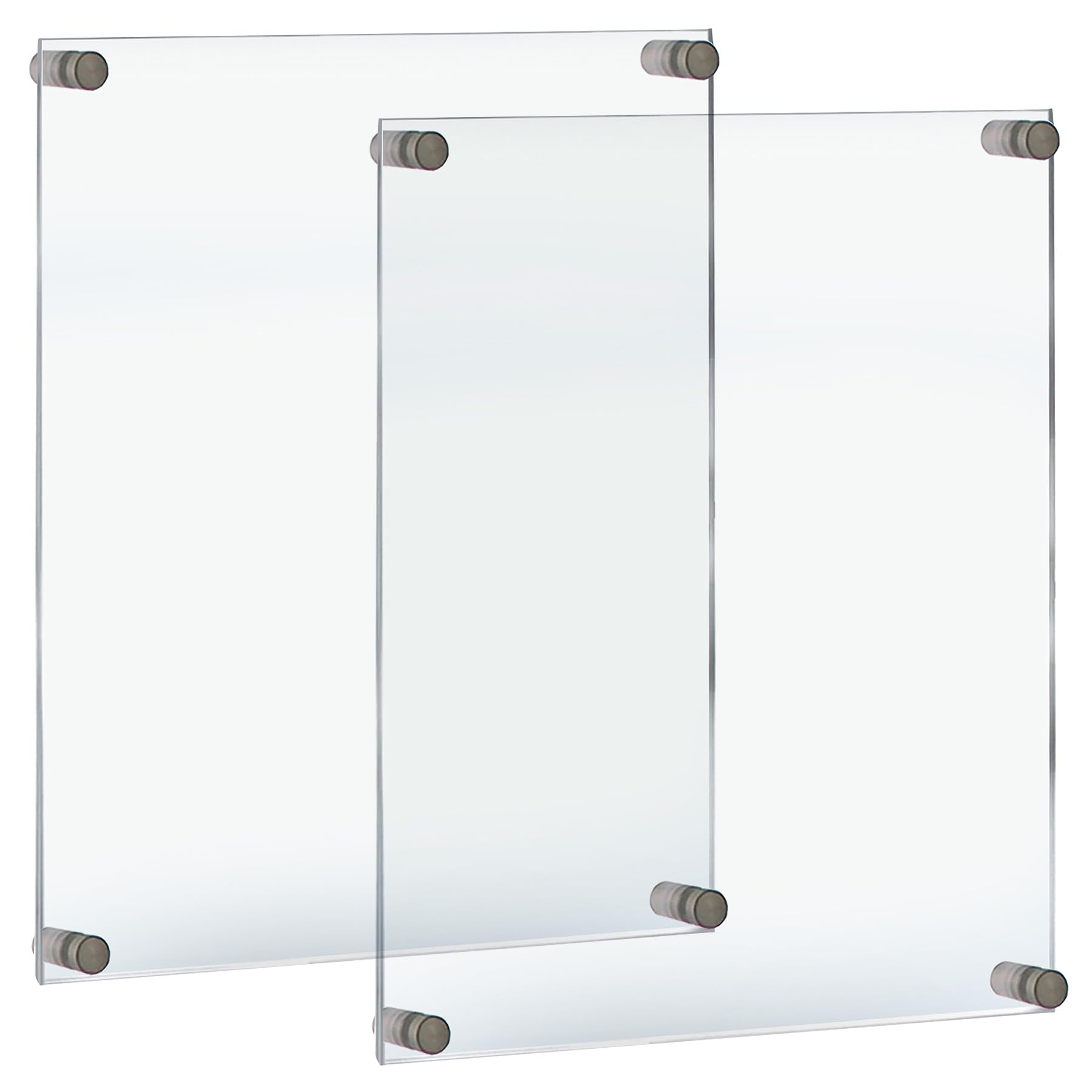 Photo 1 of Azar Displays 22" x 28" Floating Acrylic Wall Frame (2-Pack)