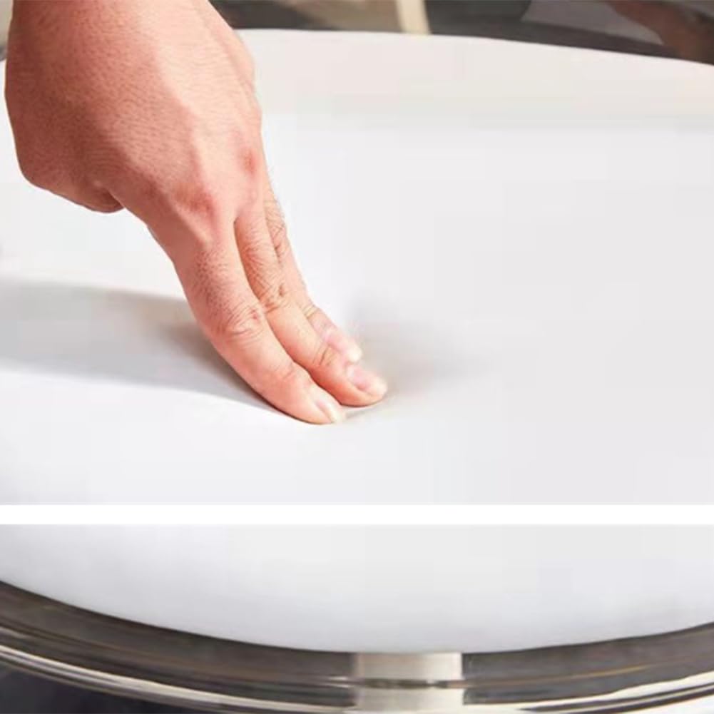Shally Dogan Sedia da Scrivania in Polipropilene con 5 Ruote Girevoli 360°, Poltrona Ergonomica con Seduta Imbottita in Schiuma Altissima Densità, Ideale per Cameretta, Ufficio, Casa (Trasparente)