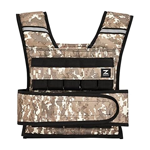 ZELUS Adjustable 45lb Weighted Vest for Workouts Cover