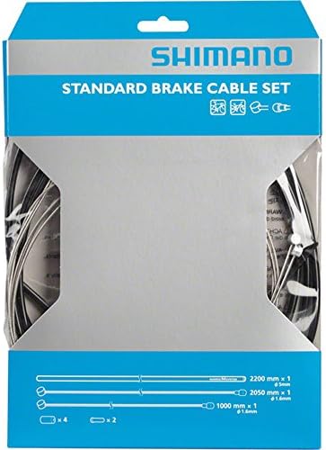 SHIMANO Universal Standard Brake Cable Set, For MTB or Road Bikes