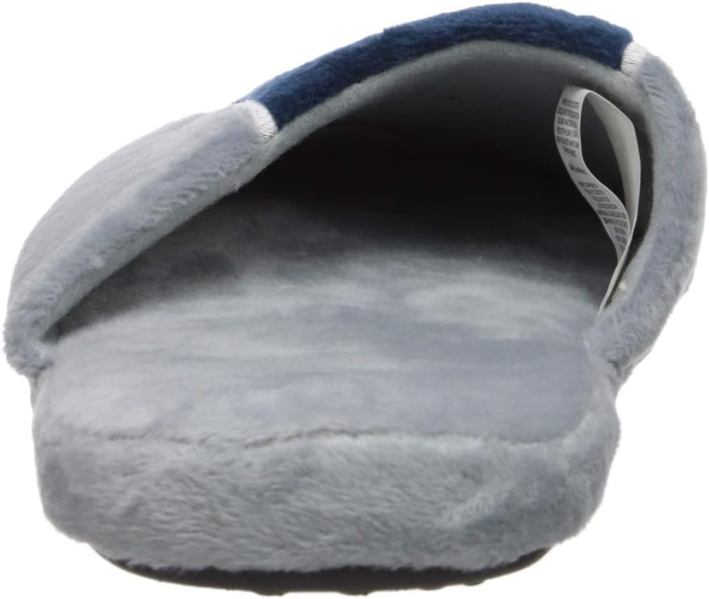 FOCO Mens NFL Big Logo Stripe Slipper