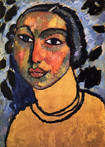 Lienzo decorativo para pared vintage de Alexej Von Jawlensky, cuadro de 60x90cm