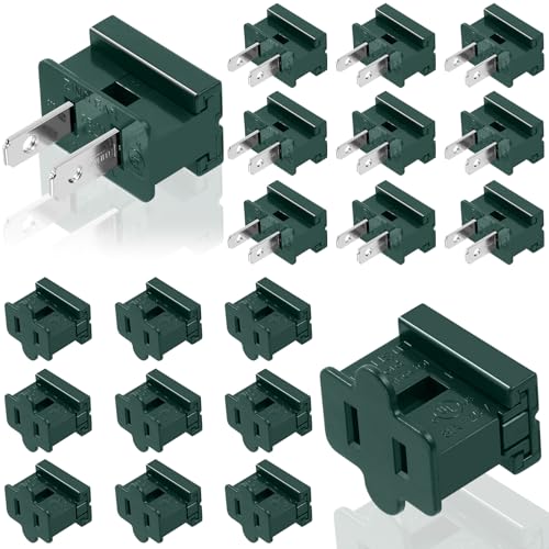 Makevivi Christmas Light Plugs SPT-1 Vampire Plugs Christmas Light Blinker Plug 10 Sets(20 Pcs)