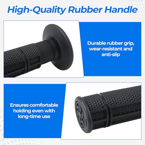 Image of Surron Throttle Grip Carbon Fiber Look Throttle Grip Cover Set, Quick Twister with Cable, Compatible with 7 /8-inch Electric Dirt Bike Sur-Ron /Surron /Light Bee /Sur Ron S /Surron X /X160 /X260
