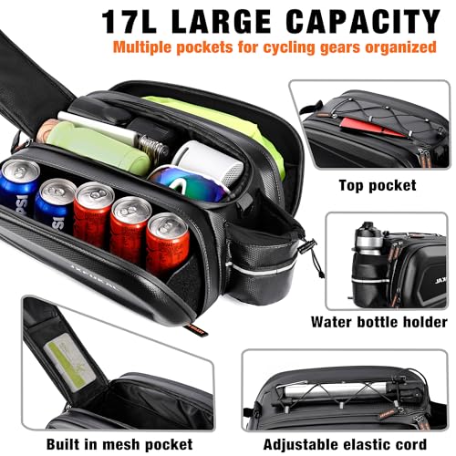 JXFUKAL 17L Hard Shell Rack Bag
