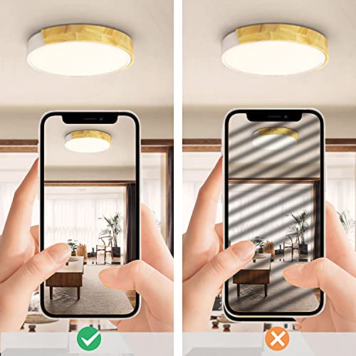 Ketom 24W Plafoniera LED da Soffitto 4500K Bianco