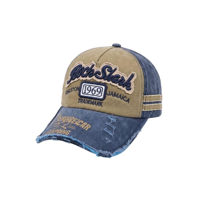 Image of Men's Cotton Baseball Cap, Adjustable Back Closure, Unisex, Casual Style, for Outdoor Lifestyle