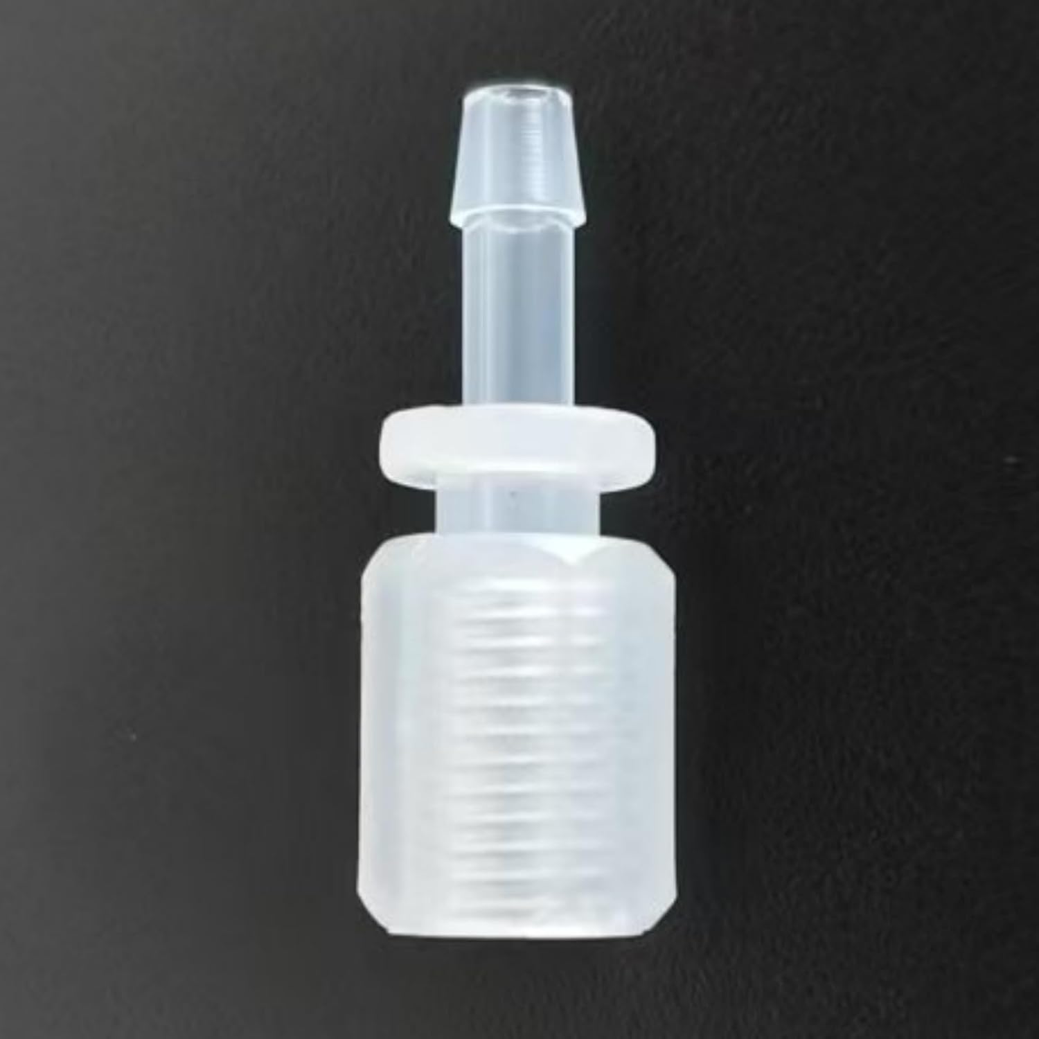 1/4-28UNF Male Threaded to Barbed Fittings - 25 Pack Plastic Barb Hose Connector for Laboratory and Food Machinery(3.2mm 1/8inch Female Thread)