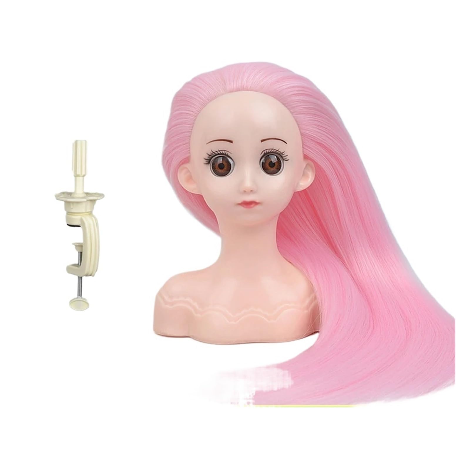 Amazon.co.jp: マネキンヘッド 子供用高温ファイバーブロンドヘア