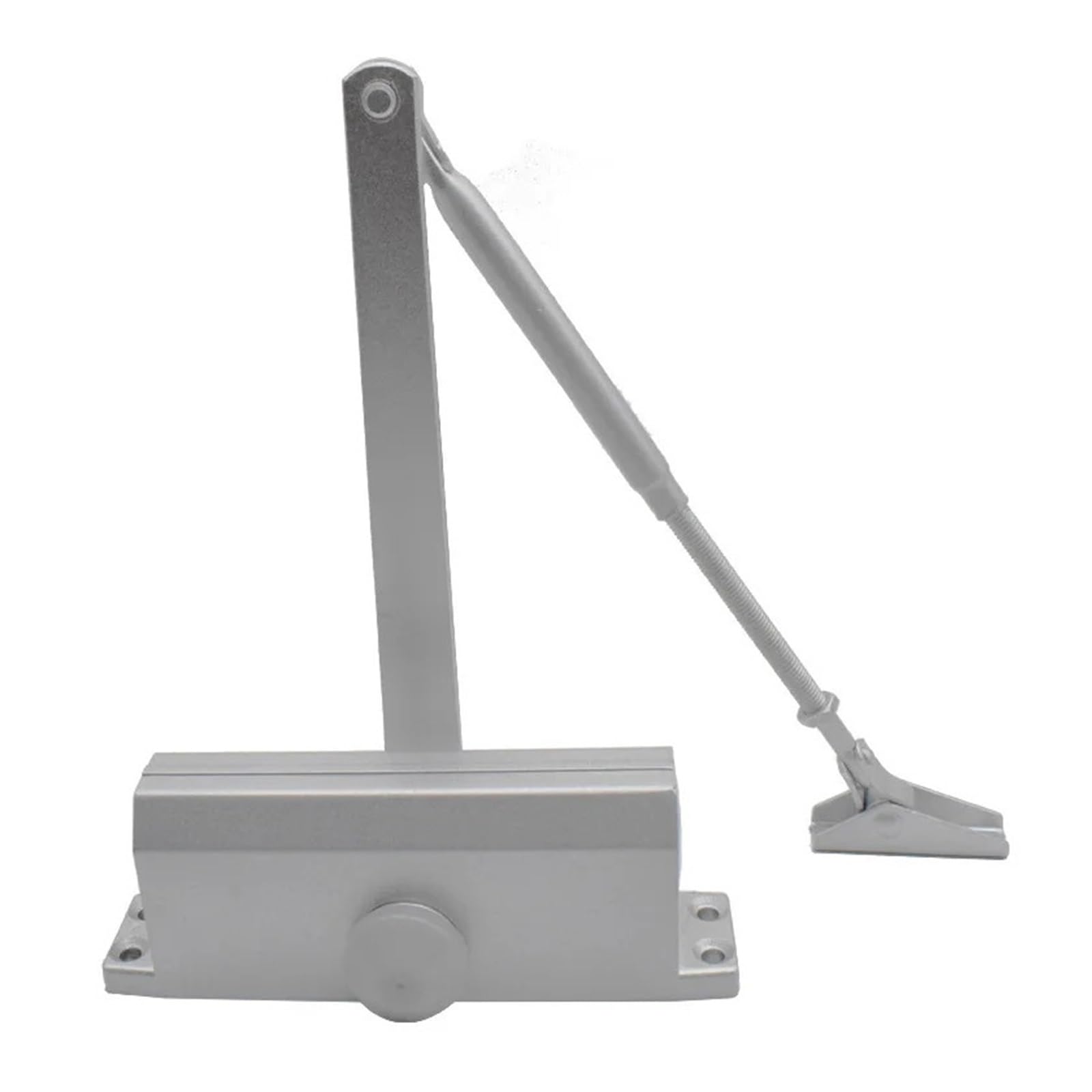 SWENEEN Automatic Door Closer 2 Spring Hydraulic Buffer Adjustable Door Stopper Speed Mute Closing For 25 To 85Kg Door Hardware Easy For Home Commercial Use (M),M-65kg