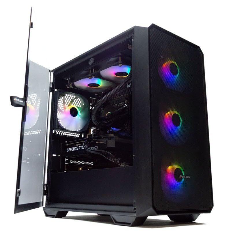 PcCom Ready V2 PC Gaming Intel Core i7-14700KF, RTX 5060 Ti 16GB, 32GB RAM, 2TB SSD NVMe, Windows 11 Home, Ordenador Gaming Alto Rendimiento 1440p 4K