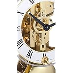 Hermle Walnut Skeleton Table Clock