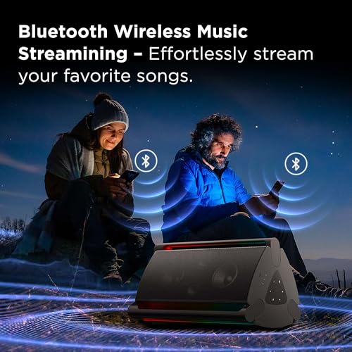 TCL TP200K Portable Bluetooth Party Speaker with 5 RGB Dynamic Light Shows, 12 Hr Battery, and IPX4 Splash-Proof Rating - image 9
