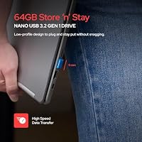Verbatim Store 'n' Stay NANO USB 3.0-Stick - 64 GB - USB Stick mit USB 3.0 Schnittstelle, superflaches Design, blau – Ansicht 2