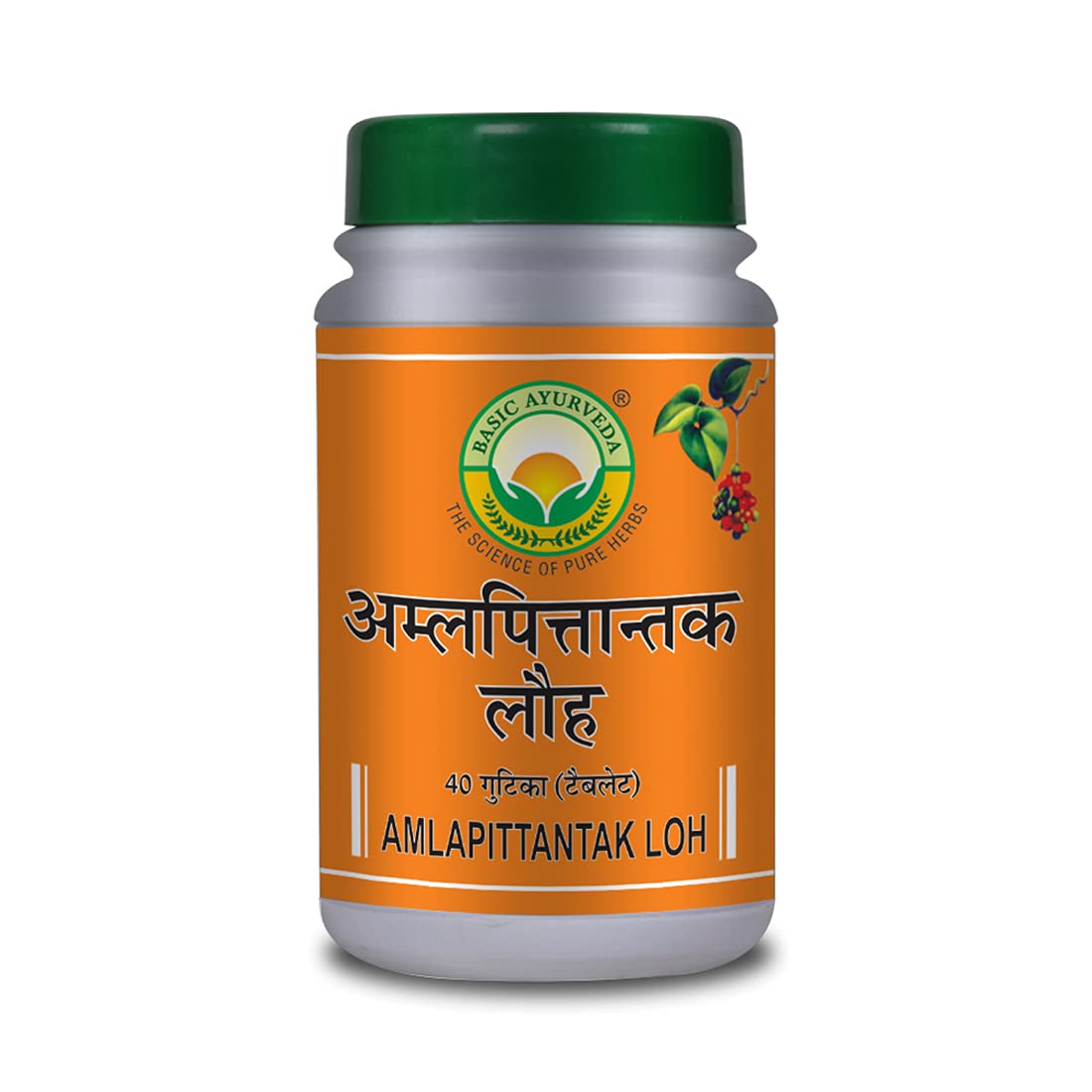 BASIC AYURVEDA Amlapittantak Loh 40 Tablet Pack of 5 |