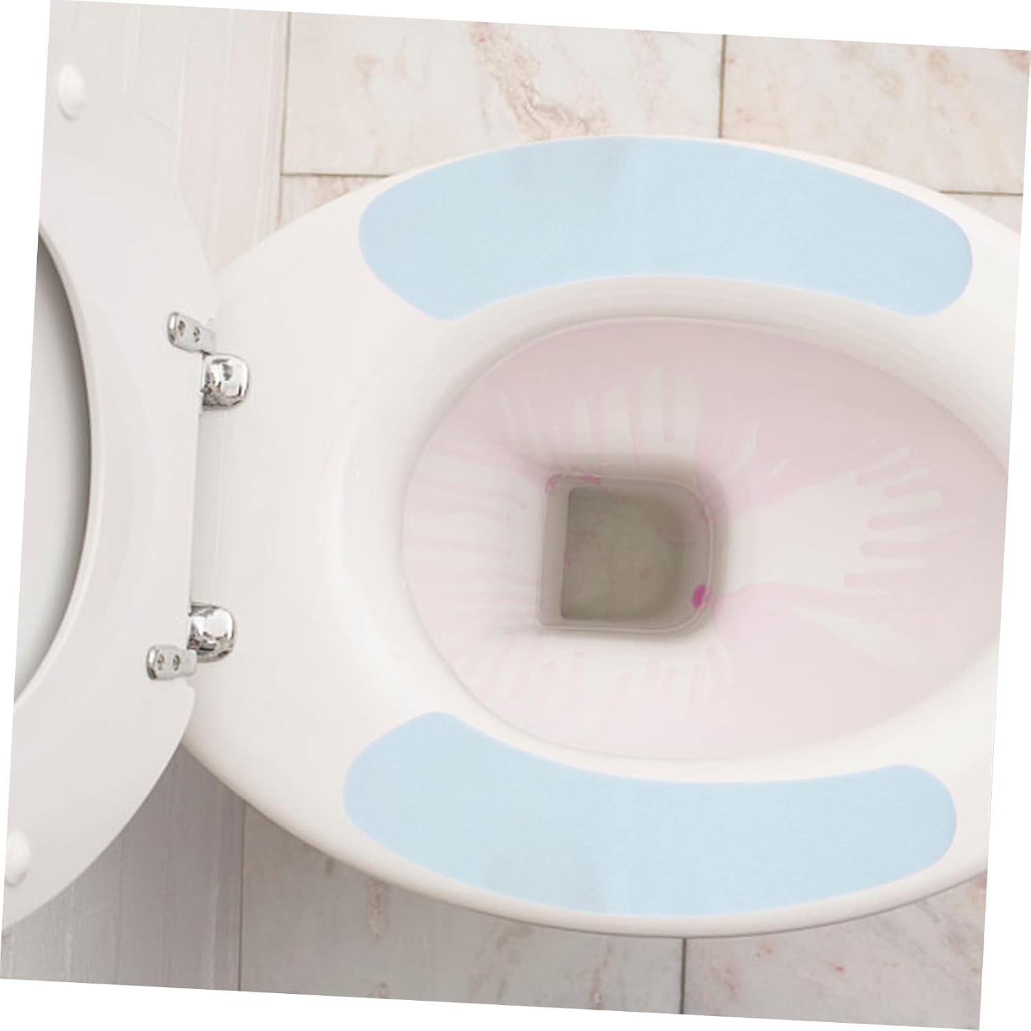 jojofuny 8pairs Toilet Seat Covers for Bathroom Potty Training Seat Washable Skin-friendly Thick Soft Slip Decorative Family