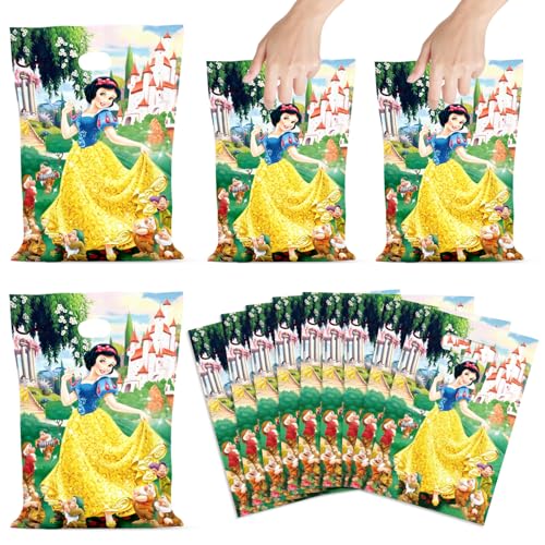 CHAMPBULL 30Pcs Snow White Party Gift Bags, Gift Bags Party