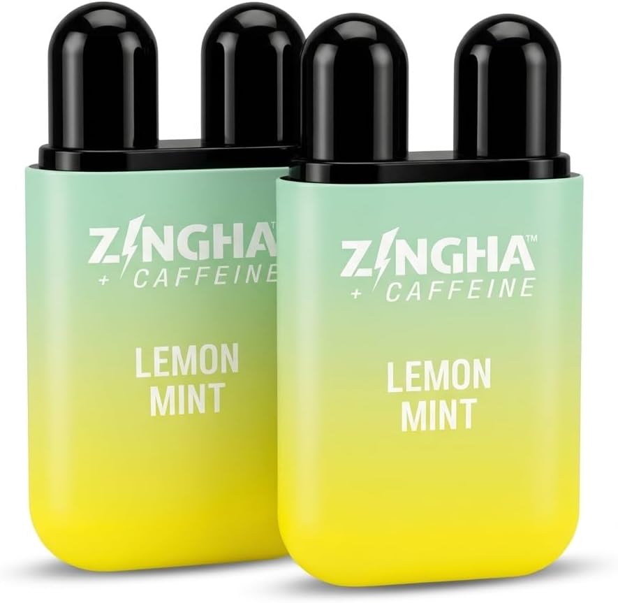 Z!NGHA Caffeinated Aromatherapy Nasal Inhaler Stick - Energy Nasal Stick with Peppermint & Eucalyptus Essential Oils - Natural Focus & Alertness Support, Sweet Surge