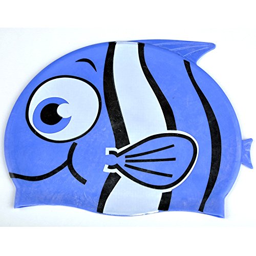 Sports Happy Fish Swim Silicon Swimming Kids Cap (B01CUSSW3Q) Amazon Price History, Amazon Price Tracker