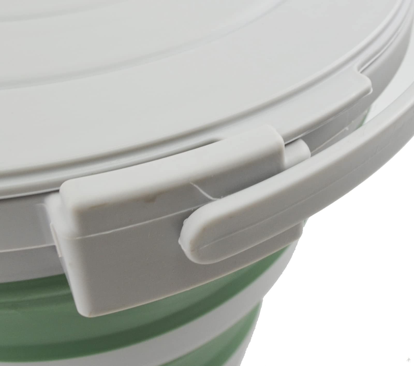 SAMMART 10L Collapsible Fishing Bucket With Locking Lid - Portable, Space Saving Water Pail - View #9