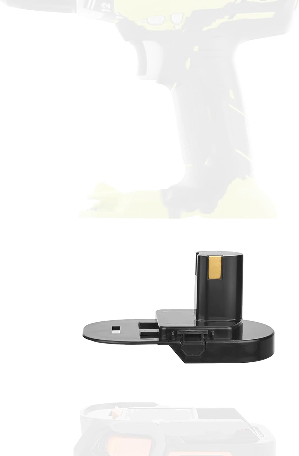 Adapter for Ryobi 18V Cordless Tools - Fits RIDGID Battery (Not Advanced) - Adapter Only