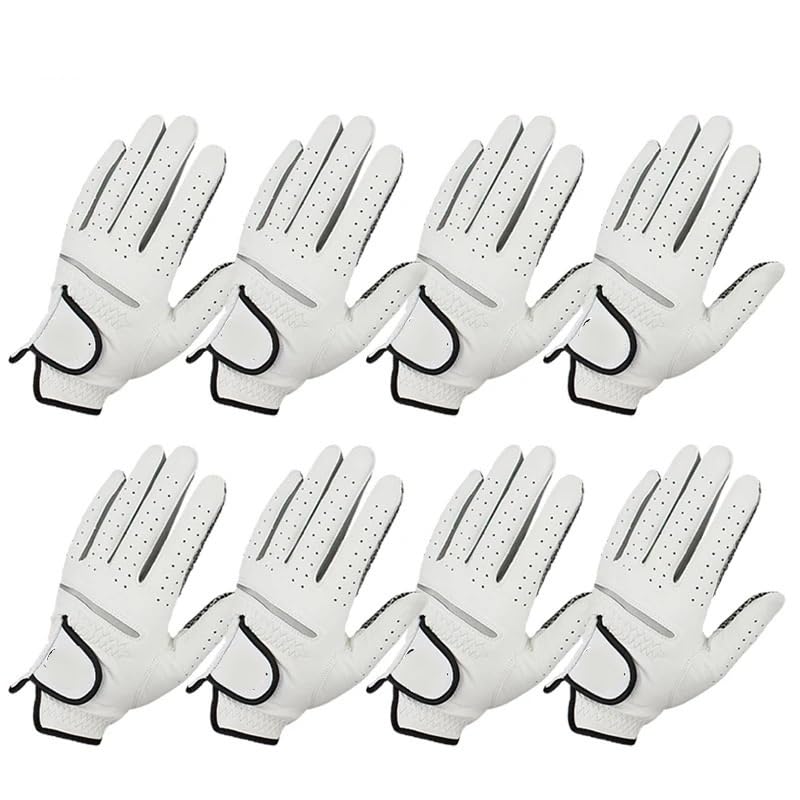 Gants de golf pour éviter de glisser pendant le swing lot de 8 gants de sport hommes